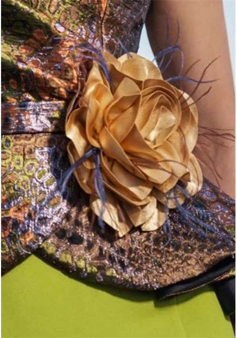 Coordinato corpetto microfantasia e gonna a sirena MISCHALIS | Abiti | M311283