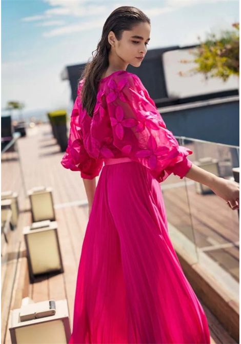 COORDINATO BLUSA E PANTALONE PLISSE MISCHALIS | Abiti | M311453