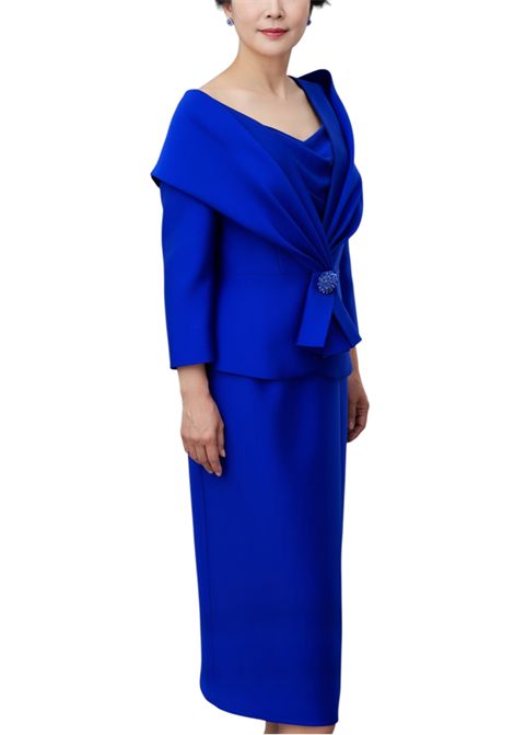 Abito con giacca in tessuto rasato MUSANI | Abito | PP550013442