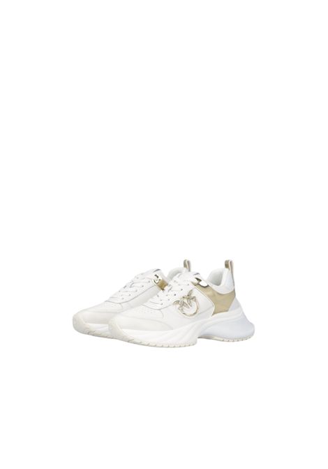 Ariel leather-effect trainers with mirror details PINKO | shoes | SS0027P025Z1B