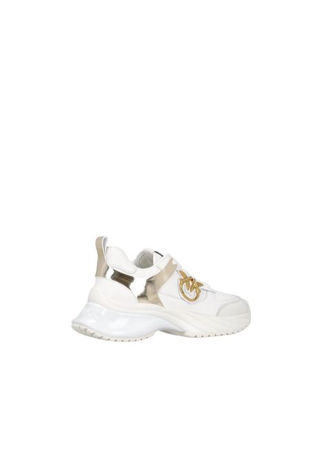 Ariel leather-effect trainers with mirror details PINKO | shoes | SS0027P025Z1B