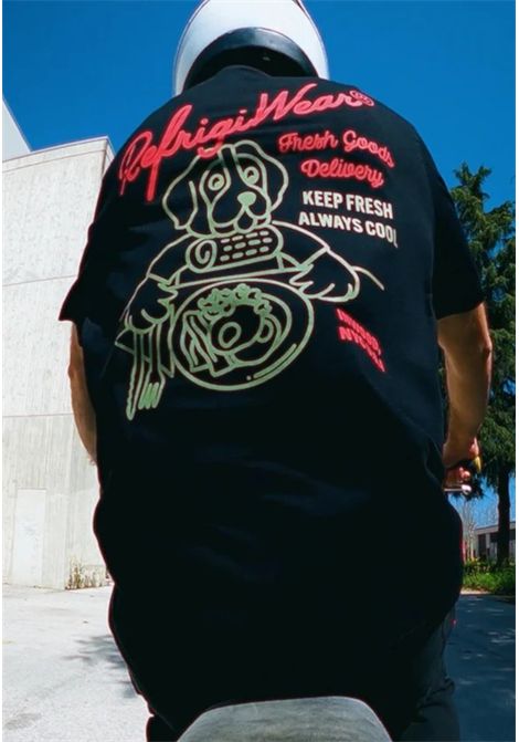 ENNIS T-SHIRT WITH PRINT ON BACK REFRIGIWEAR | T-shirt | T63000JE0301F03700