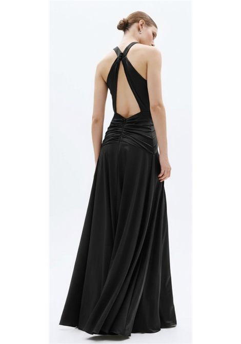 Abito Lungo con Scollo all'Americana e Dettaglio Gioiello ALLURE | Abiti | A480801