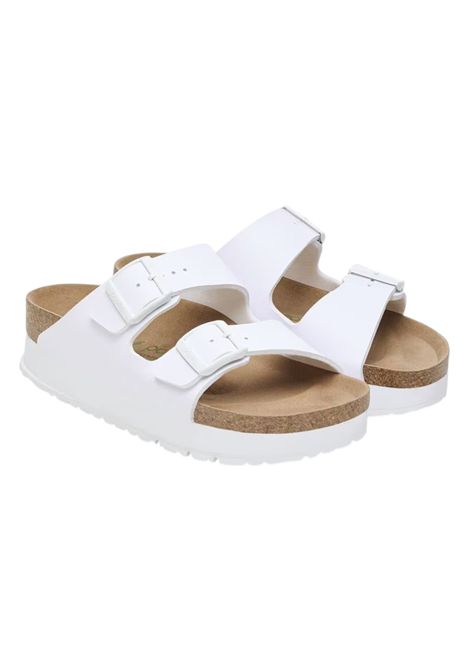 Arizona Platform Birko-Flor BIRKENSTOCK | shoes | 1027416WHITE
