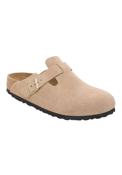 Boston Suede Leather BIRKENSTOCK | shoes | 1030883SANDCASTLE