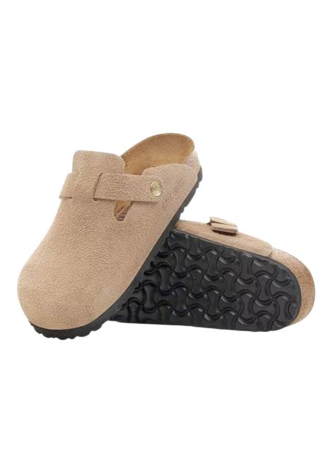 Boston Suede Leather BIRKENSTOCK | shoes | 1030883SANDCASTLE