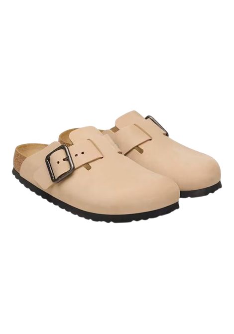 Boston Wire Buckle Sandcastle Nubuck Leather BIRKENSTOCK | shoes | 1031573SANDCASTLE