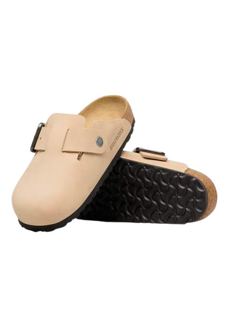 Boston Wire Buckle Sandcastle Nubuck Leather BIRKENSTOCK | shoes | 1031573SANDCASTLE