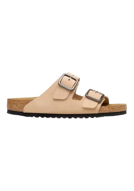 Arizona Wire Buckle Sandcastle Nubuck Leather BIRKENSTOCK | shoes | 1031579SANDCASTLE