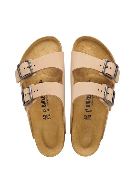 Arizona Wire Buckle Sandcastle Nubuck Leather BIRKENSTOCK | shoes | 1031579SANDCASTLE