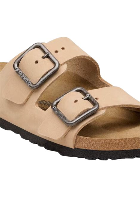 Arizona Wire Buckle Sandcastle Nubuck Leather BIRKENSTOCK | shoes | 1031579SANDCASTLE