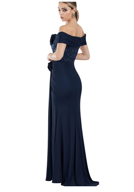  BOAT NECK DRESS IMPERO | dress | BL70434