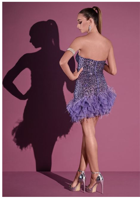 JEWELLED MINI DRESS IMPERO | dress | ML1111CAMPIONE