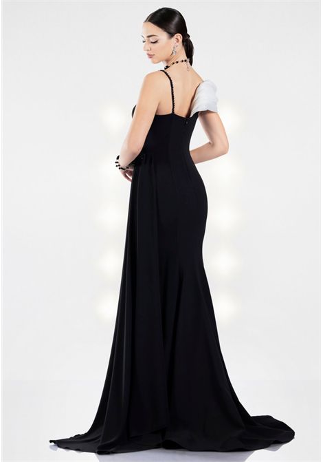 Asymmetrical one-shoulder dress IMPERO | dress | RZ7012CAMPIONE