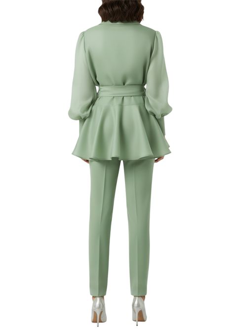 Coordinato giacca e pantalone KUEA | Tailleur | 5142PVERDE