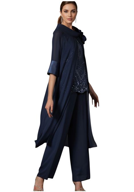 Coordinato 3 pezzi top, mantellina e stola MUSANI | Abiti | RR32002037