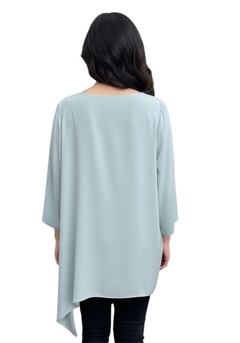 Casacca con fiore gioiello OLTRETEMPO | Maglia | OC21686/01615