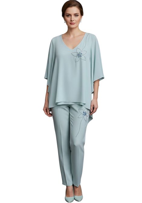 Casacca con fiore gioiello OLTRETEMPO | Maglia | OC21686/01615