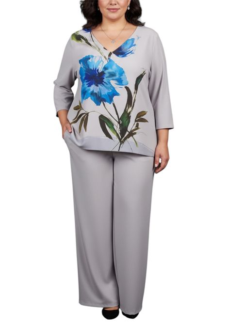 Casacca fantasia floreale OLTRETEMPO | Maglia | OC21697/01771