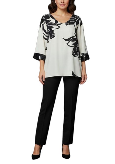 casacca fantasia OLTRETEMPO | Maglie | OT51054/01284